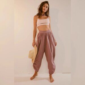 Free People Feelin' Free Pants L 10 Women's Casual Harem Trouser Pant NEW 45380